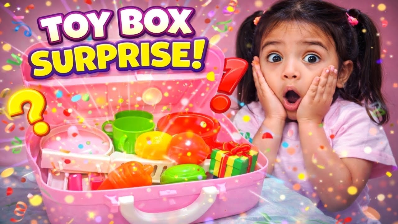 Коробка с игрушечной кухней — сюрприз 🍳🥄 | Милые кухонные игрушки внутри коробки | Забавное видео...