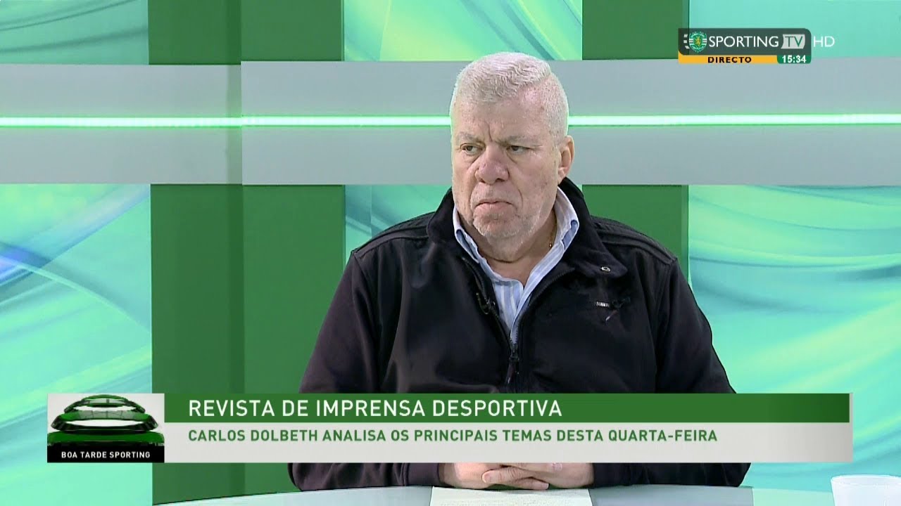 Carlos Dolbeth Comenta a Atualidade Desportiva - Sporting TV - 24 Janeiro 2018
