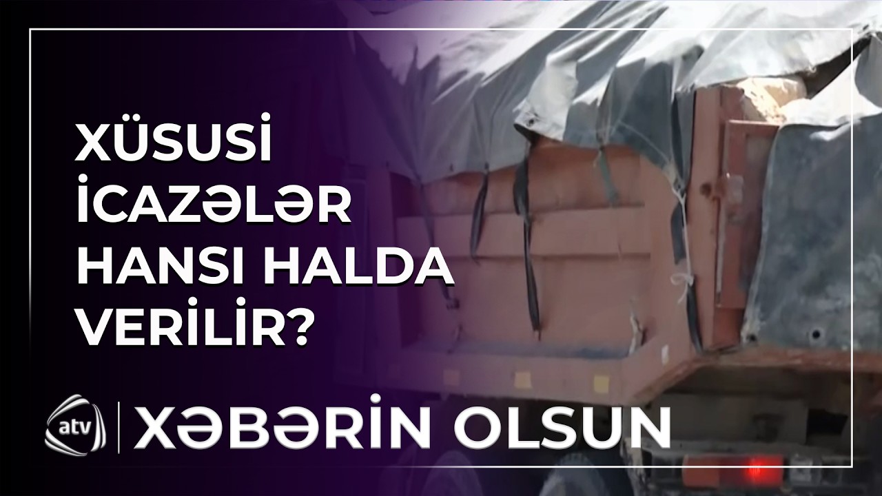 Gündüz şəhərə hansı yük maşınları daxil ola bilər? / Xəbərin Olsun