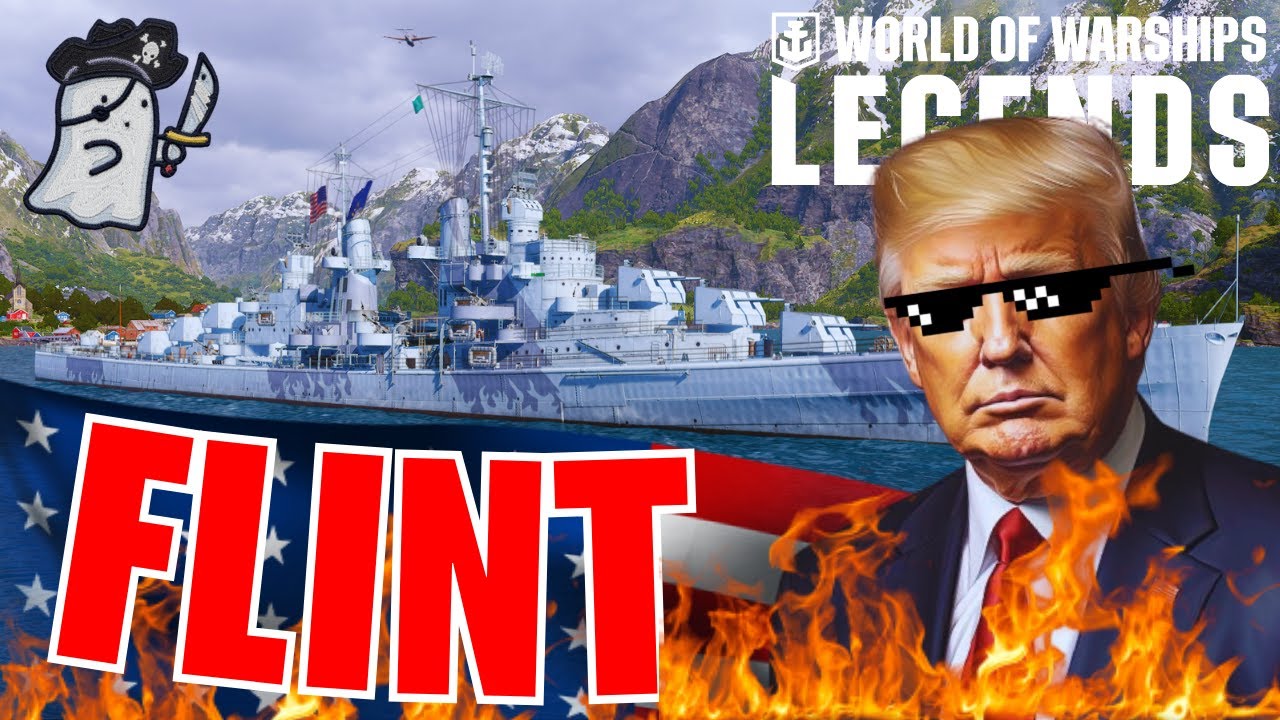 Raining HELLFIRE Down Upon The REDS! - FLINT || World of Warships: Legends