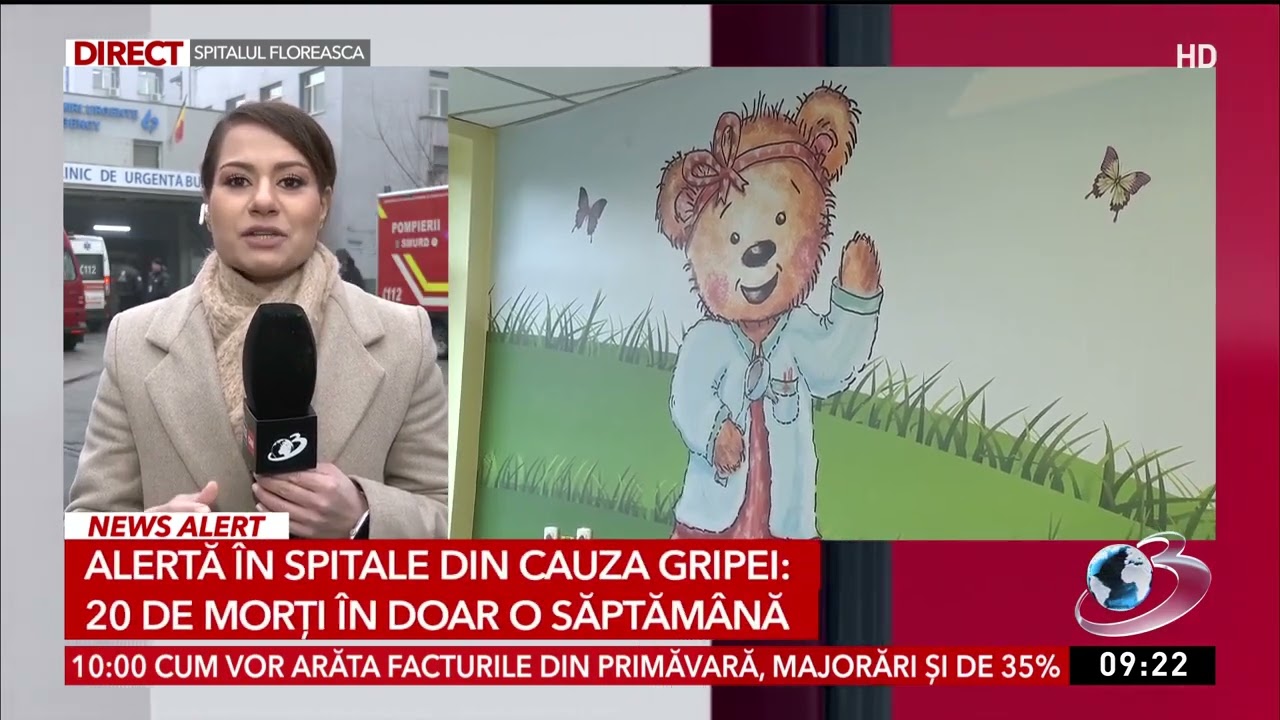 Alertă în spitale din cauza gripei: 20 de morți în doar o săptămână