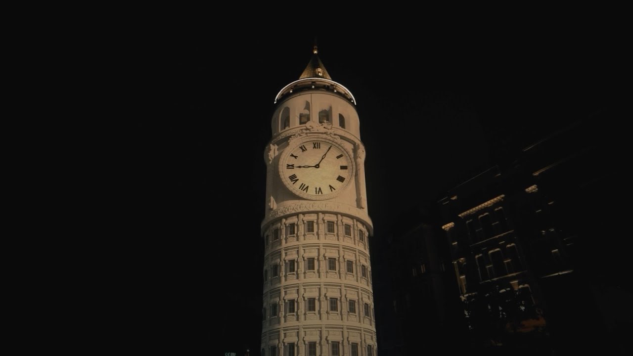 GALATA TOWER 3D PROJECTION MAPPING SHOW  NOVEMBER 10th
