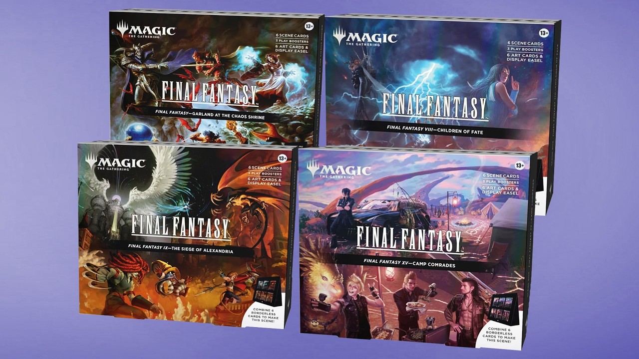Открываем ВСЕ коробки MTG Final Fantasy Scene Box (Magic: The Gathering)