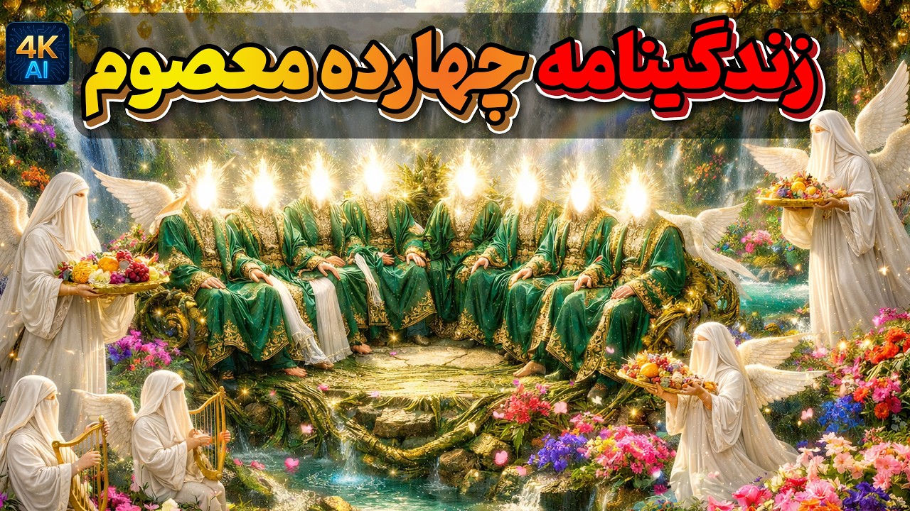 از پیامبر تا امام زمان | تاریخ کامل زندگی چهارده معصوم (به زبان ساده در 110 دقیقه..!)