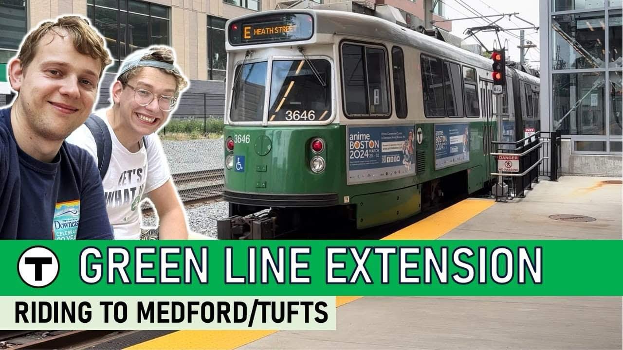 We rode the MBTA Green Line Extension (we’re late)
