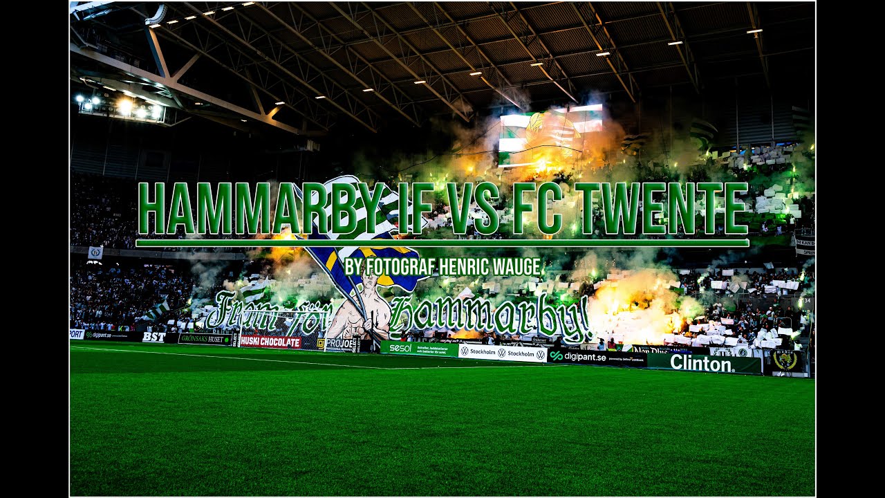 Swedish Hammarby Supporters against Twente | Uefa Europa Conference League