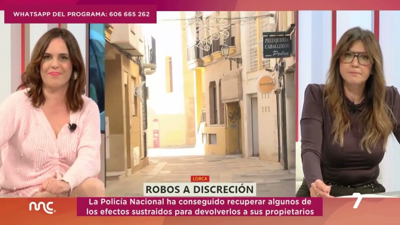 DETENIDO POR ASALTAR MEDIA DOCENA DE COMERCIOS EN LORCA