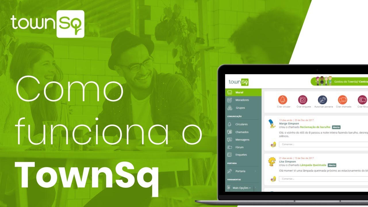 Veja como funciona o seu aplicativo para condom&iacute;nio - TownSq [Morador]