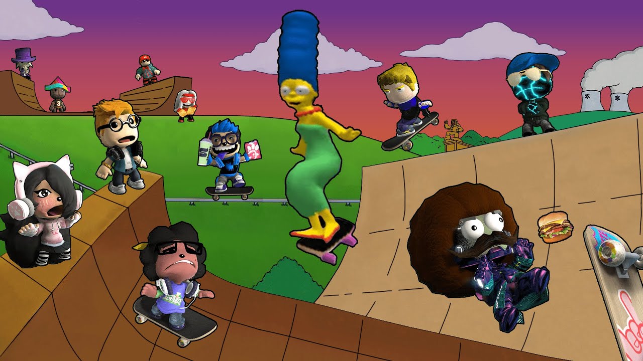 The Simpsons Skateboarding Is Actually Pretty Good