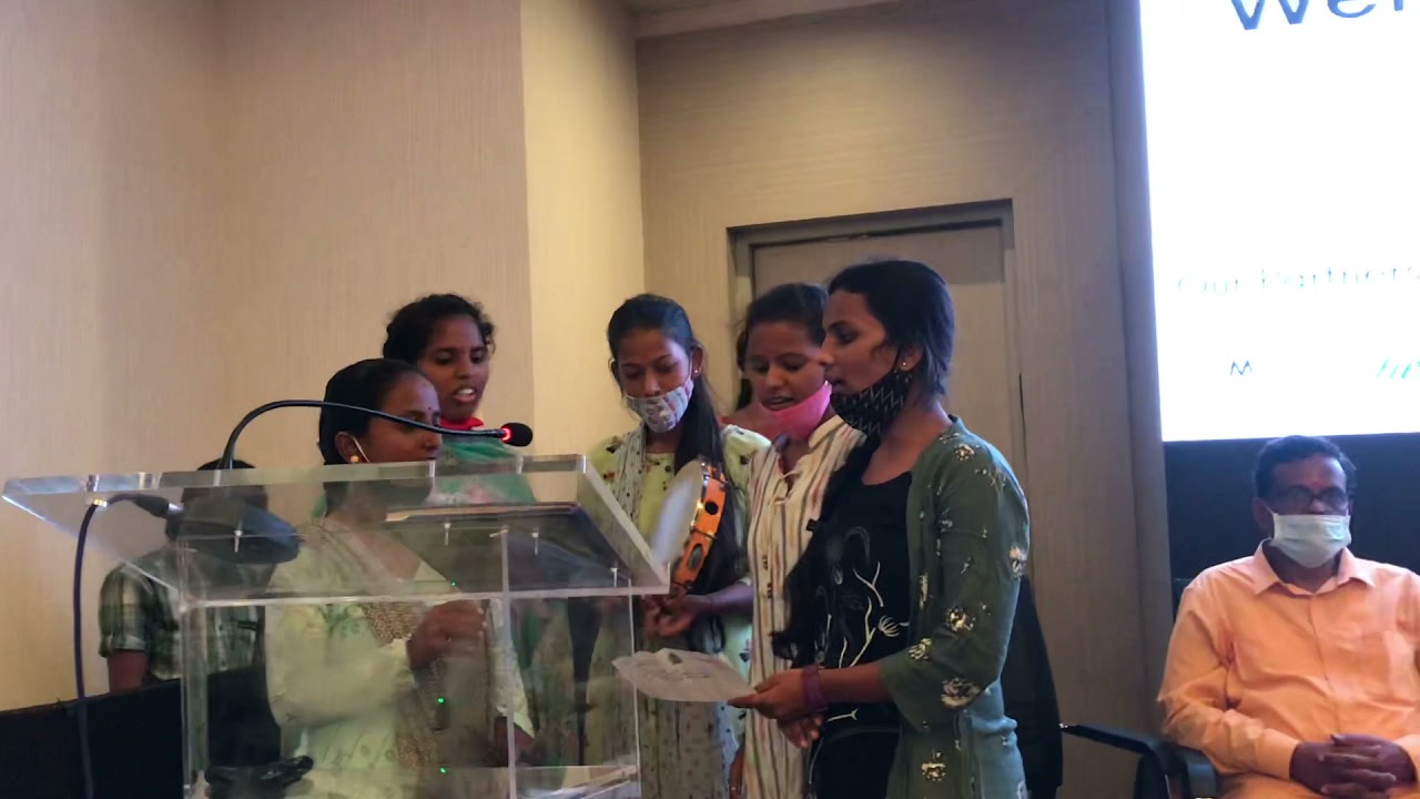 Vaidehi Ashramam Girls Song at Sevabharathi Doctors, Donors & Volunteers Meet(Covid Helpline Team)