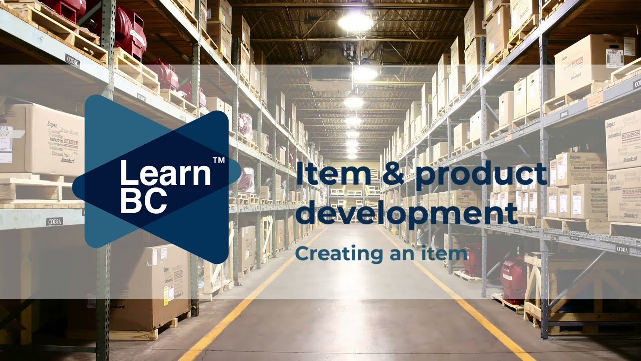 Business Central Item Setup Attributes, UoM, Costs, Prices & Replenishment