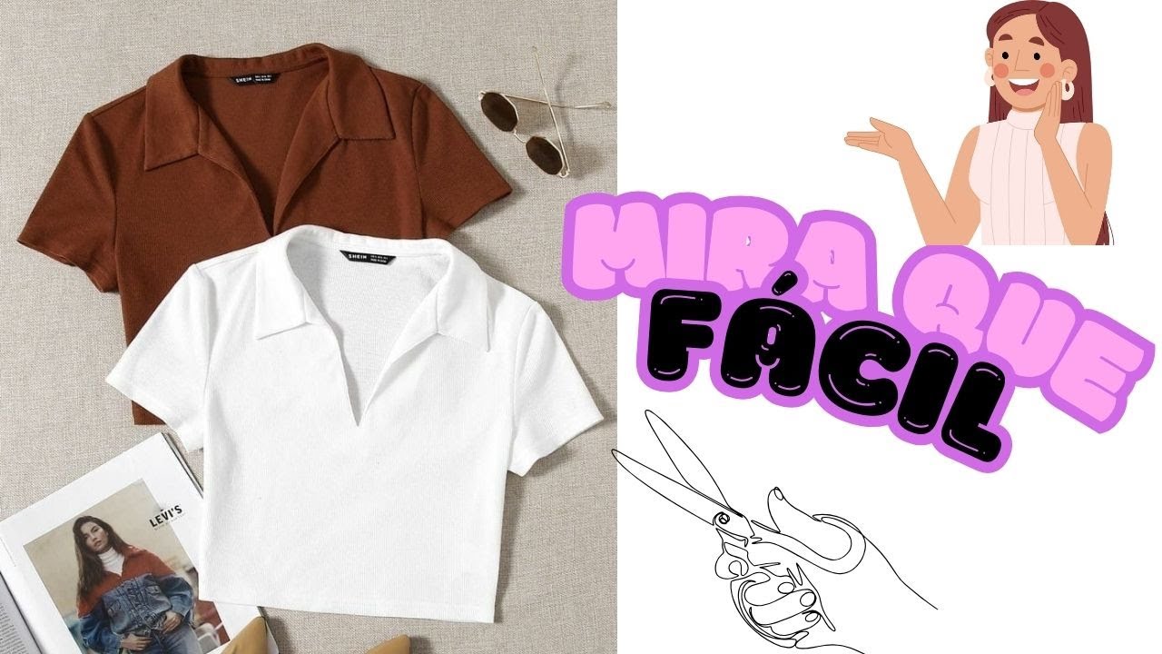 Patronaje y Escalado de BLUSA CROPTOP para DAMA en 2 TALLAS \  Mira que fácil de hacer