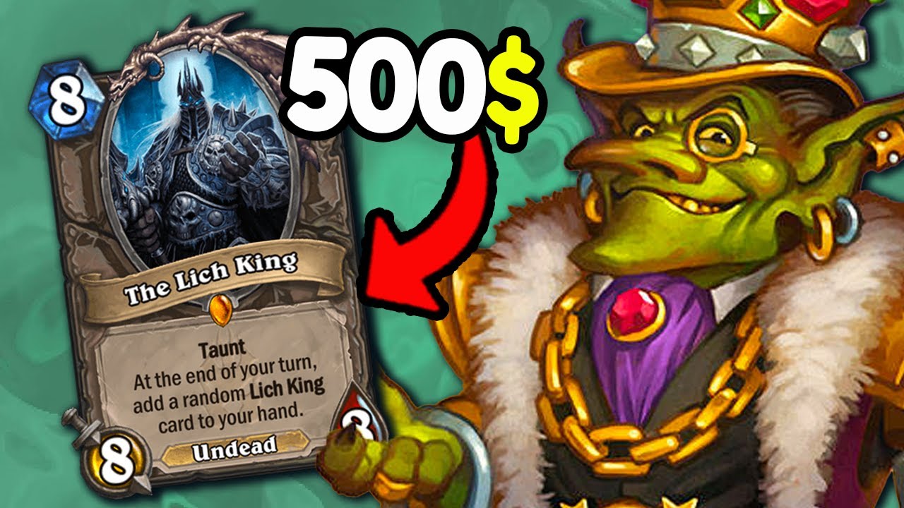 Hearthstone But It’s An Underground Auction