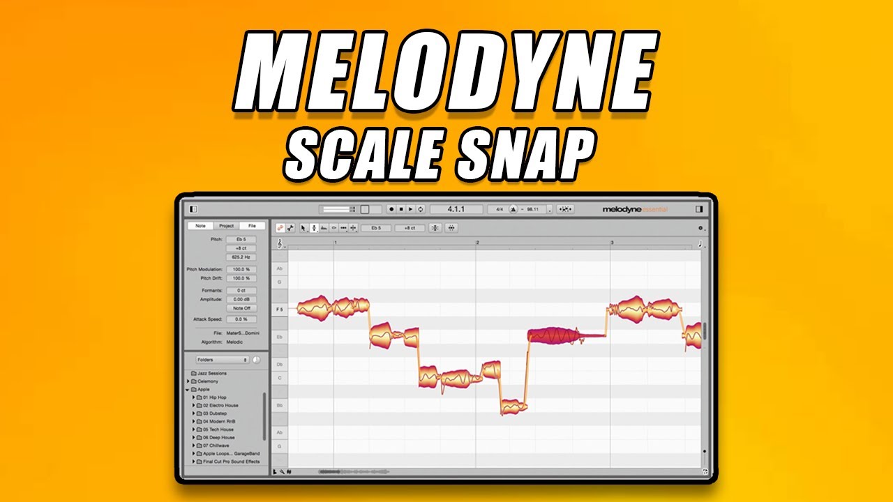 Mettere in Scala il Melodyne (Scale Snap)