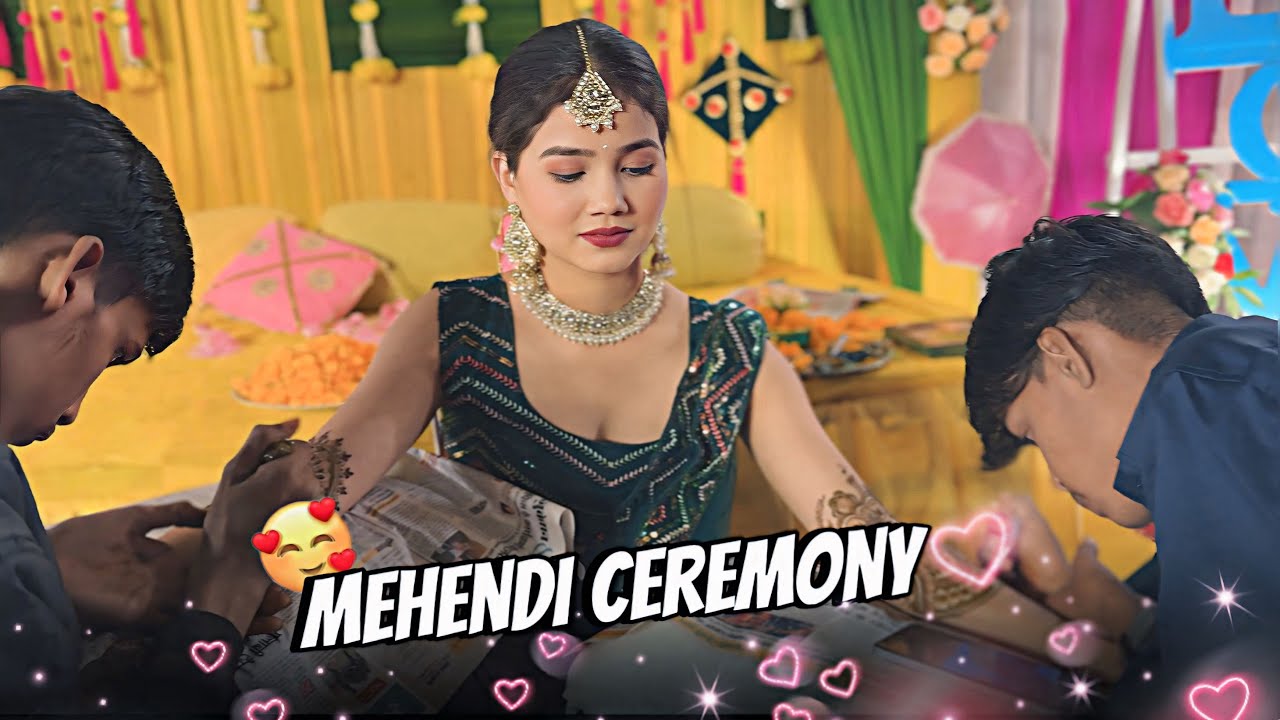 Finally Pankaj ke Naam ki Mehndi lag Gayi🥰❤️