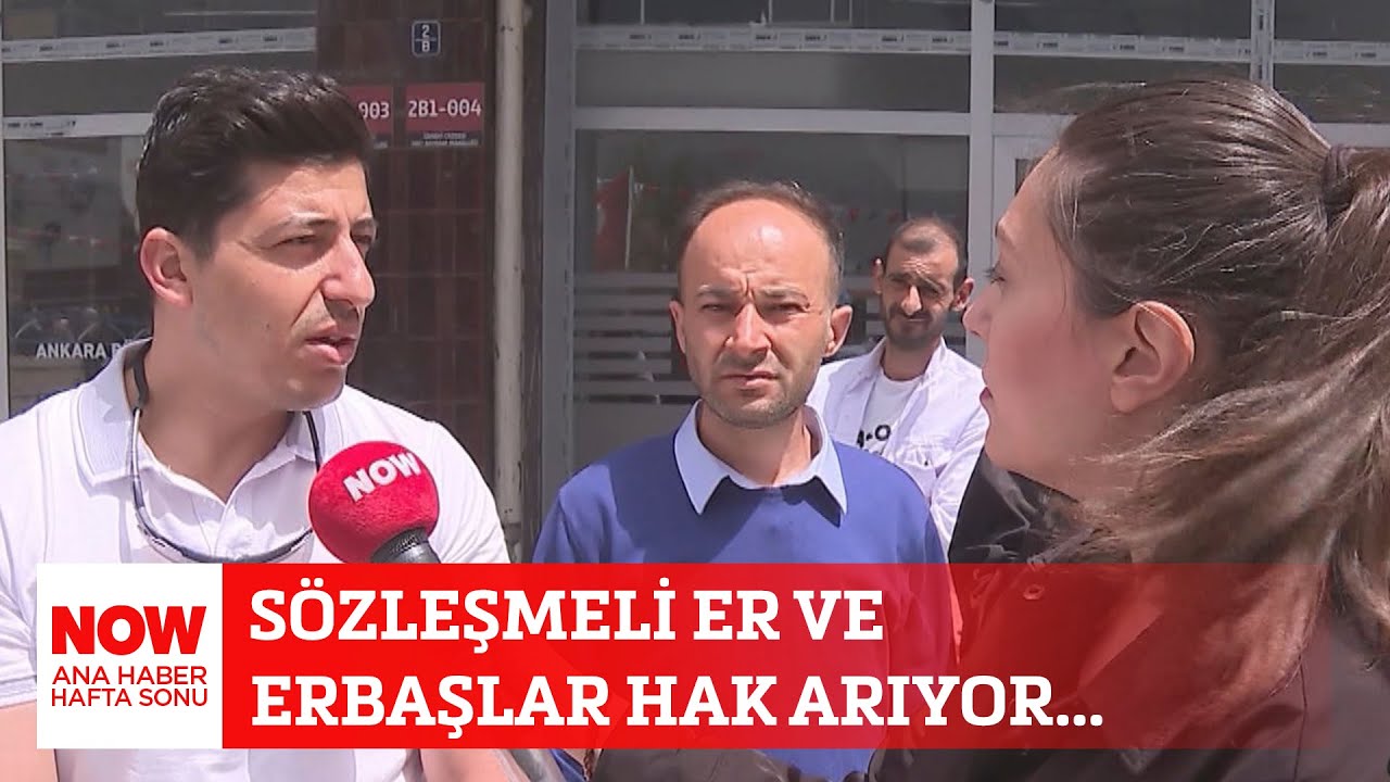 Sözleşmeli er ve erbaşlar hak arıyor... 18 Mayıs 2025 Ozan Gündoğdu ile NOW Ana Haber Hafta Sonu