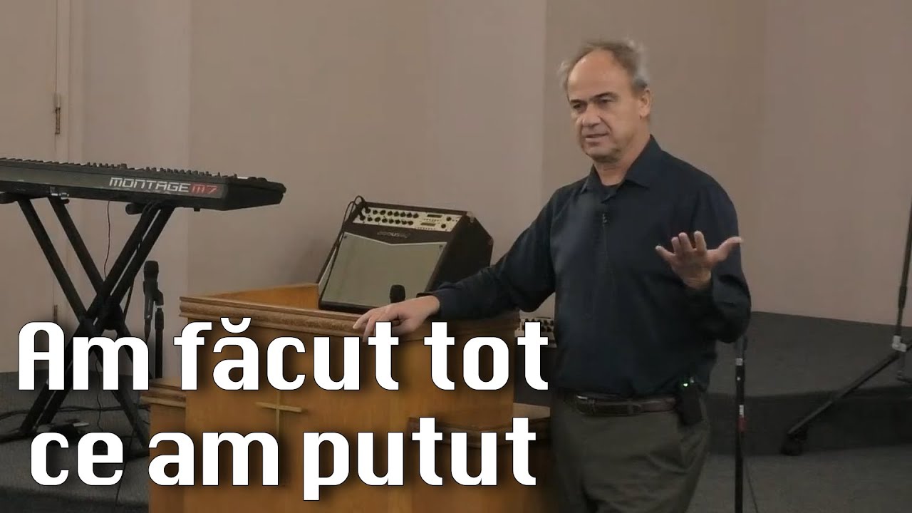 Am facut tot ce am putut - Mesaj de Andrei Popescu