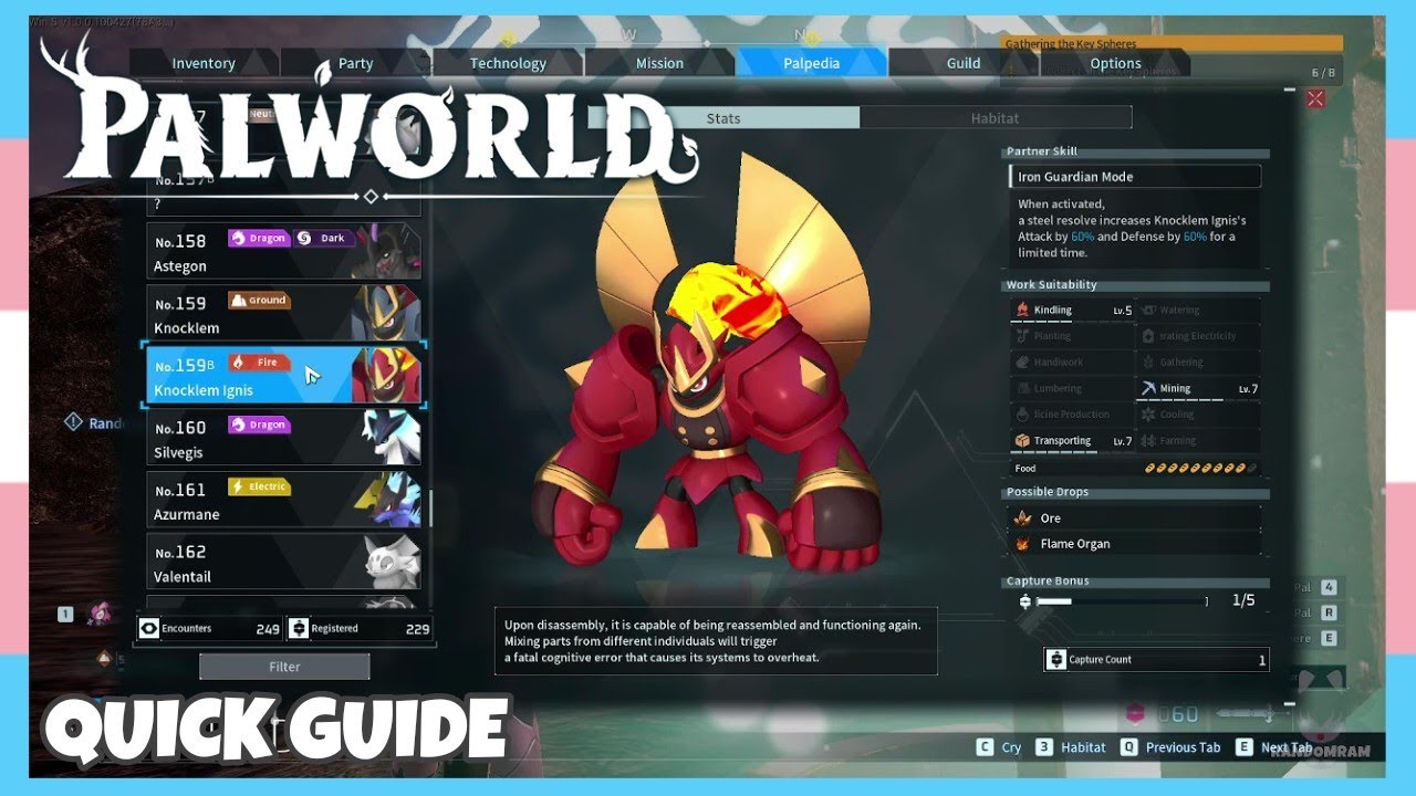 *New Pals* Where To Catch Knocklem Ignis In Palworld *1.0 Update* | Location Quick Guide