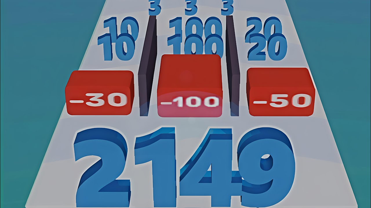 Number Run make high collection with more ASMR fun