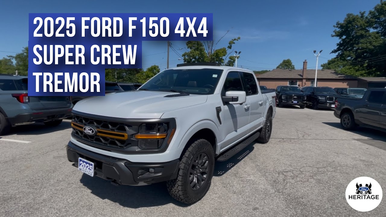 P7690- 2025 FORD F150 4X4 SUPER CREW TREMOR