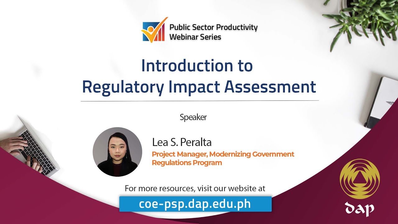 Introduction to Regulatory Impact Assessment