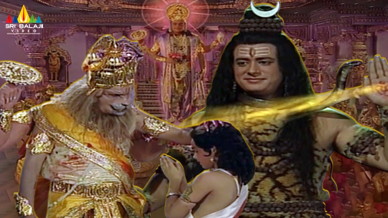 నరసింహ స్వామిని శాంతిపరుస్తున్న ప్రహ్లదుడు , శివుడు | Om Namah Shivaya Serial | Bhakti Serial Telugu