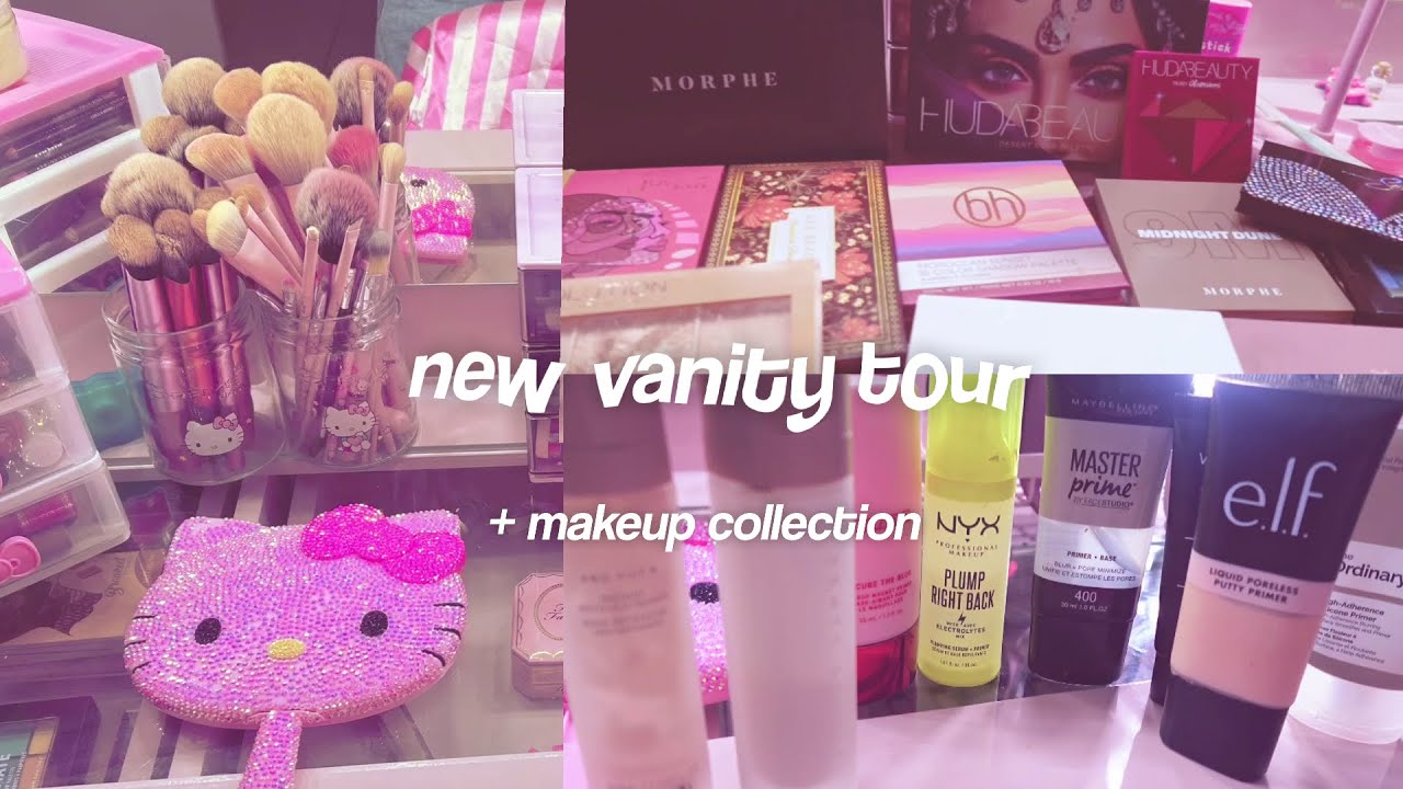 vanity tour + makeup collection 🧁
