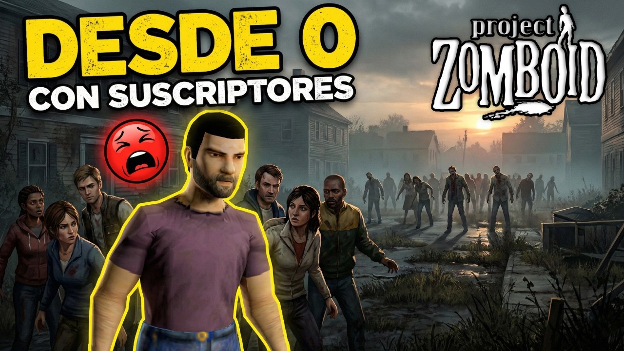 Project Zomboid: Servidor con Subs en la NUEVA ACTUALIZACIÓN ☢️ ¡Todo desde Cero!