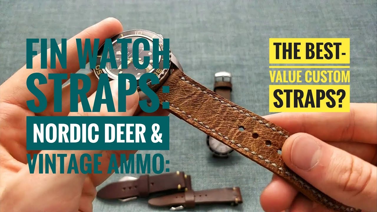 Fin Straps Nordic Deer & Vintage Ammo - Best Value Custom Watch Straps? | Armand The Watch Guy
