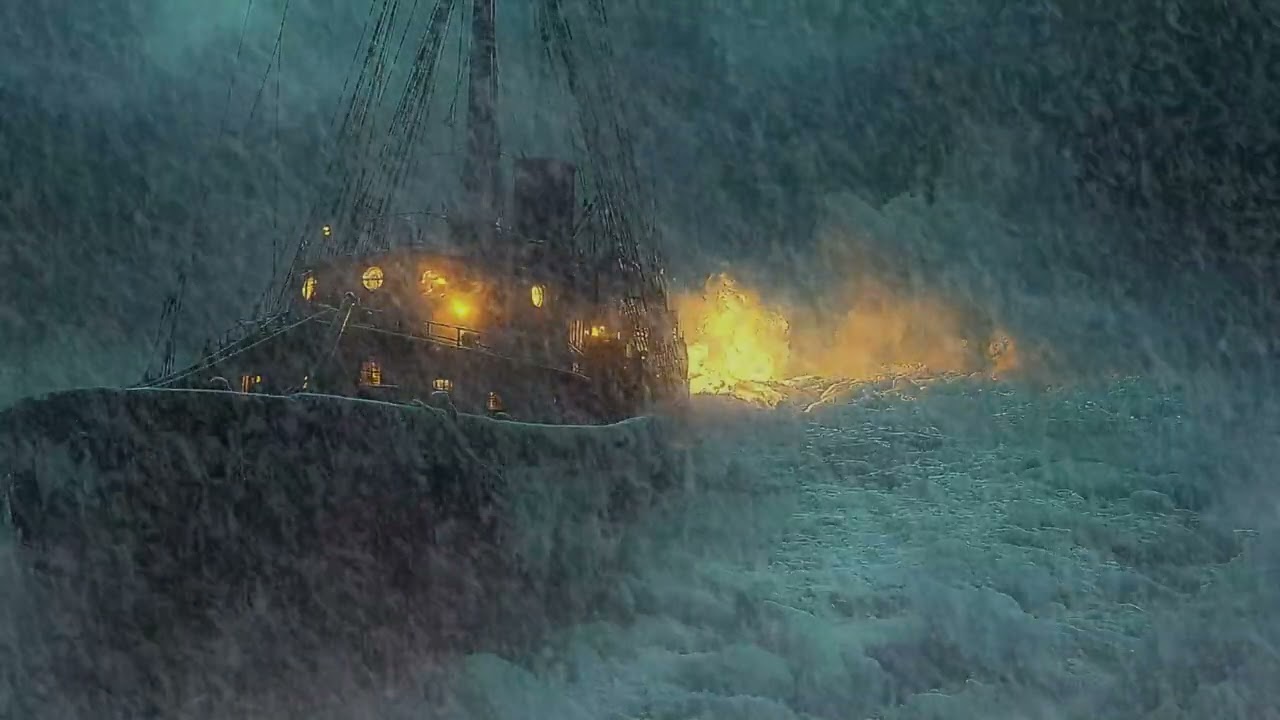 Wind Sounds for Sleeping┇Winter Storm Icy Snowstorm Ambience ┇Howling Wind & Blowing Snow