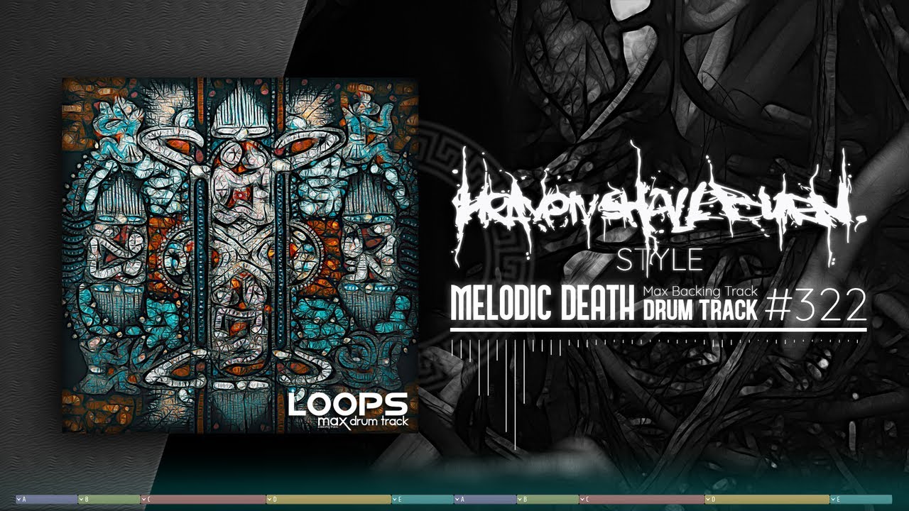 Melodic Death Metal Drum Track / Heaven Shall Burn Style / 180 bpm