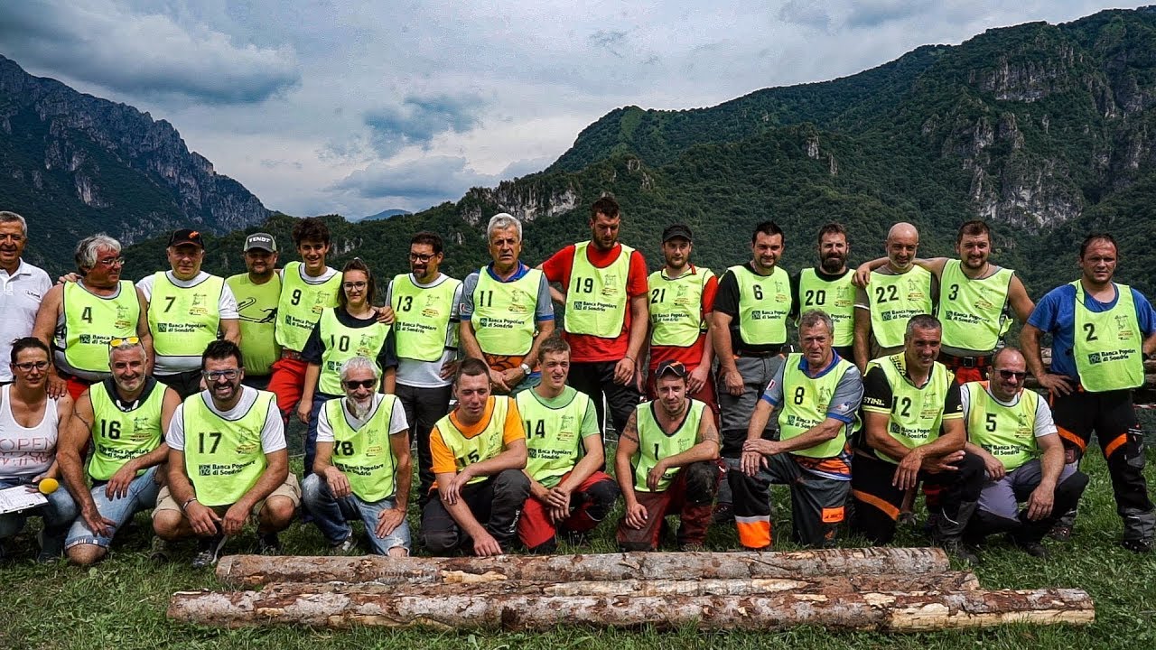 8^ Prova Campionato Italiano Boscaioli a Peghera di Taleggio