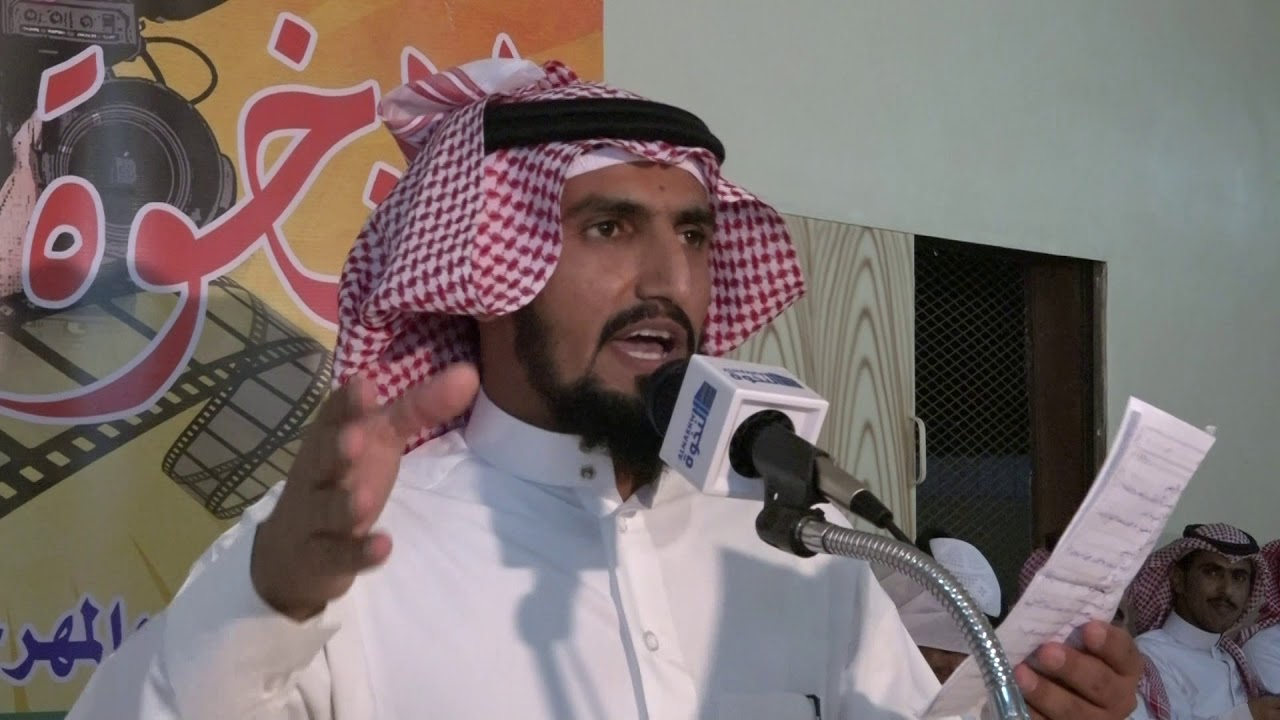 مشاركه الشاعر طلال ابن غانم الوحداني في زواج نويصر فارس الطويلعي و عبداللطيف ابراهيم السدري