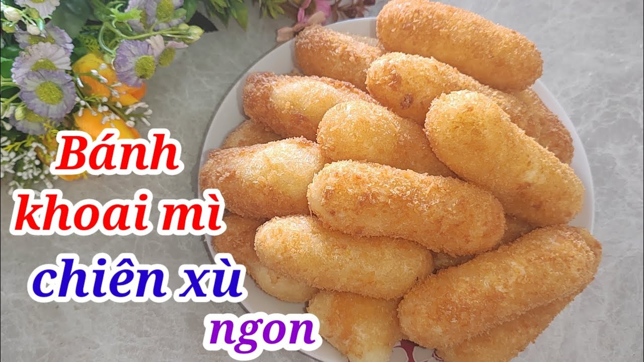 Khoai mì chiên xù giòn xốp thơm ngon mềm dẻo bên trong rất tuyệt vời @thanhthanhnguyễn
