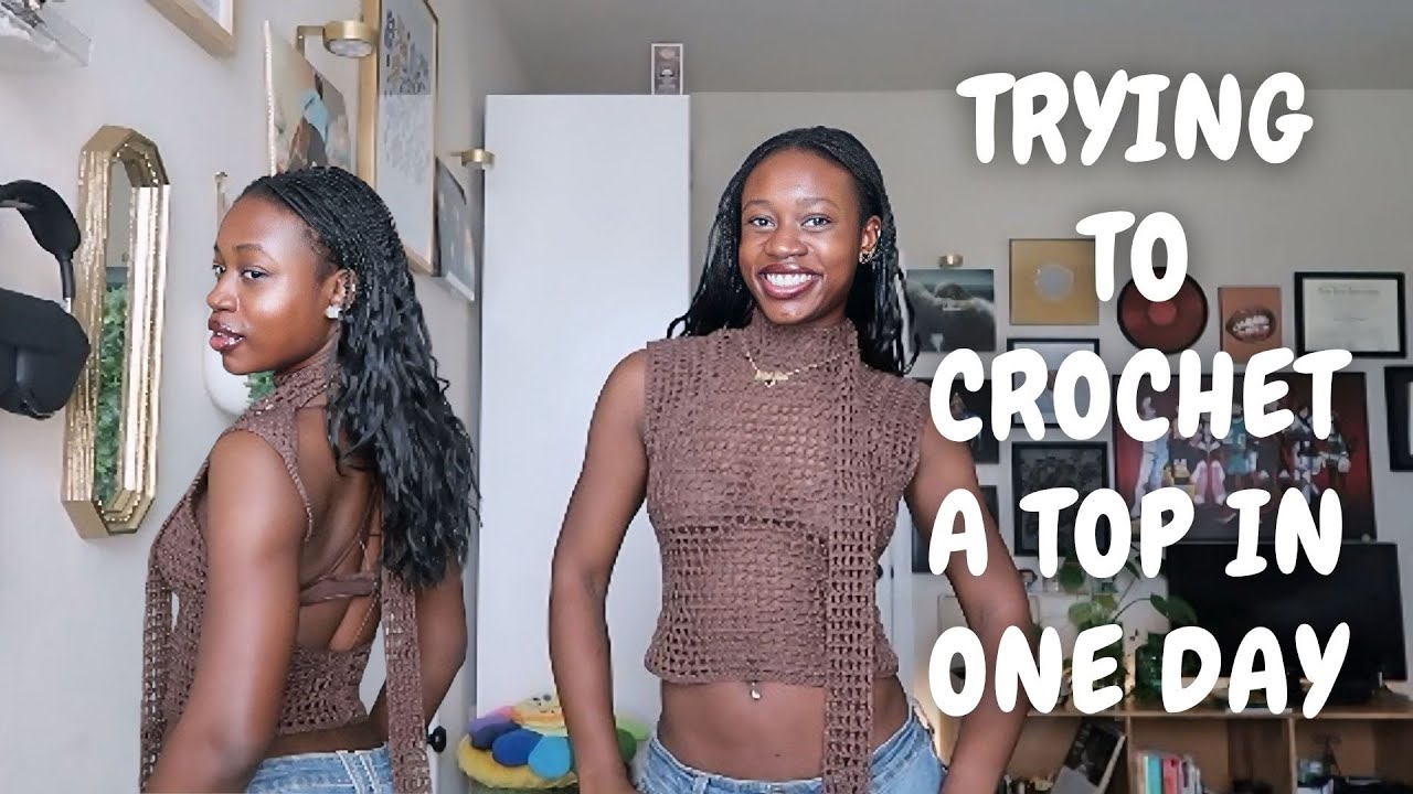 filet crochet top | creating my summer wardrobe ep. 4