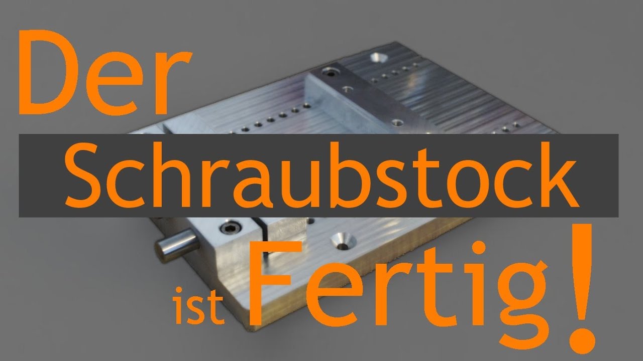 Der Modulare Schraubstock für die CNC Fräse! Teil 2! Alu Fräsen auf Volksfräse + Fails + Fehler