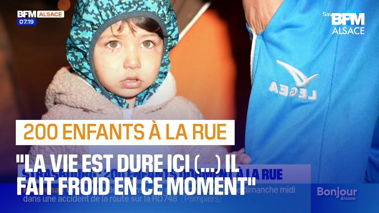 200 enfants dorment dans les rues de Strasbourg