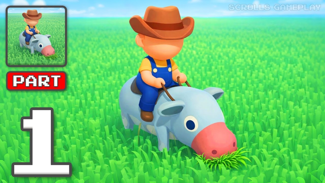 Grass Eater - Gameplay Walkthrough Part 1 - Feed to Get Bigger (iOS, Android)