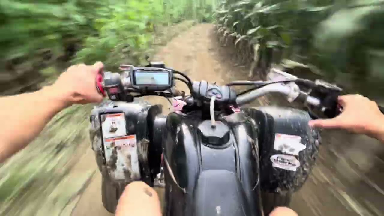 Riding the Yamaha raptor 660r