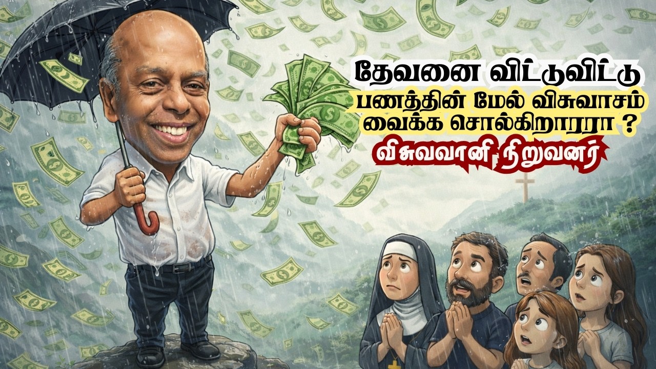 பணத்திற்க்காக தேவனுக்கு ஊழியம் செய்ய சொல்கிறாரா ?? விஷ்வவானி founder !