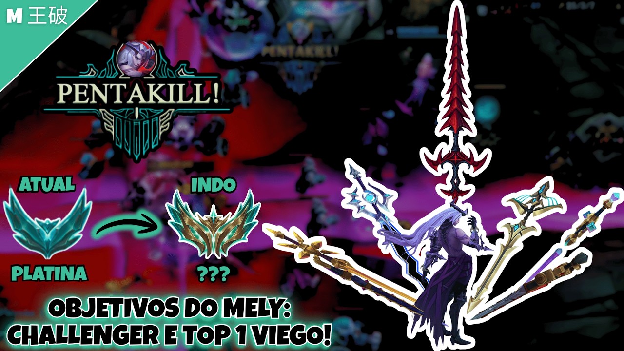 A CADA ELO SUA ALMA E RECUPERADA ISOLDE! MONO VIEGO 🜲!  || Jorge Melyodas 王破 || #LOL (SHORT)