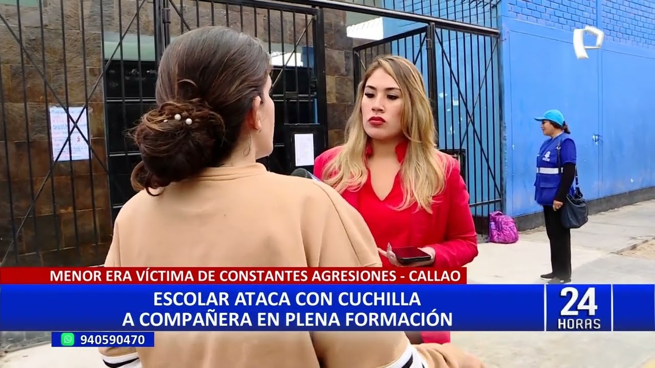 Callao: inician investigación tras ataque de escolar con un cutter a su compañera