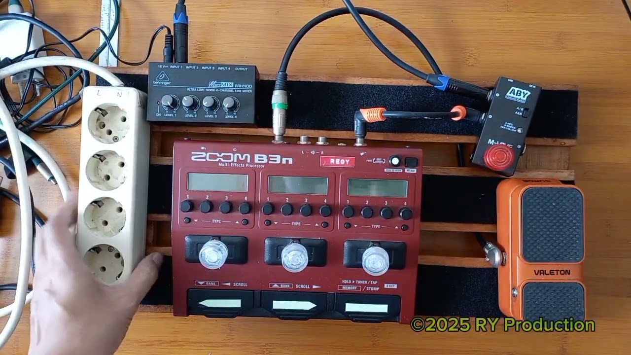 Merakit Pedalboard Efek Bass Gitar