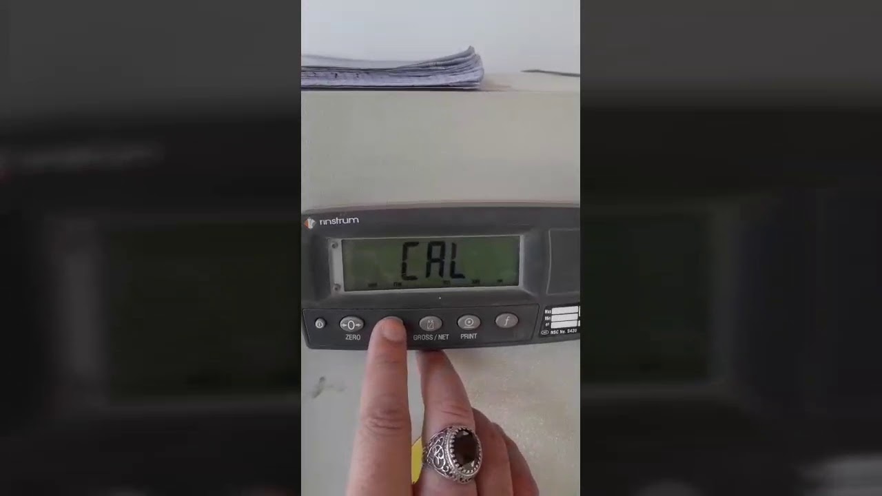 Rinstrum R320 calibration