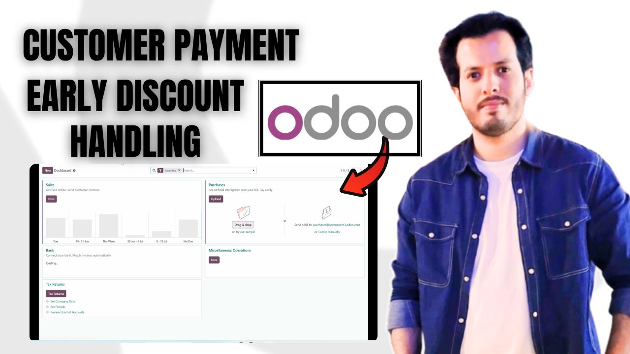 Handling Early Payment Discounts on Customer Payments in Odoo | Complete Step-by-Step Guide