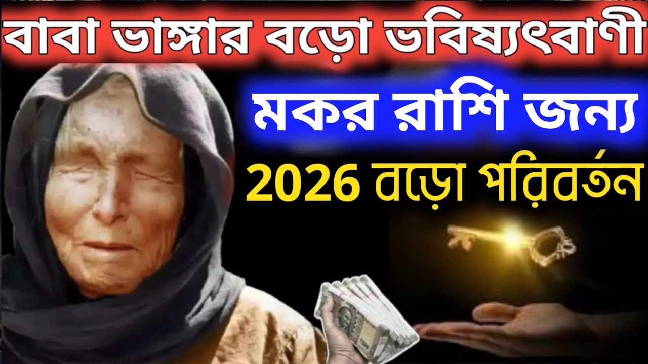 সাবধান মকর রাশি!২০২৬-এ বড় পরিবর্তন আসছে আপনার জীবনে!Makar Rashi 2026 | Capricorn 2026