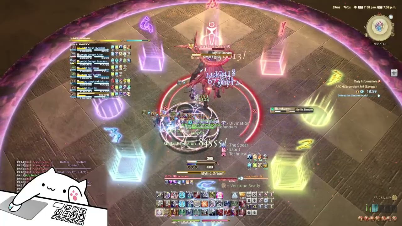 [FFXIV] M12S P2 Week 1 Clear - RDM PoV