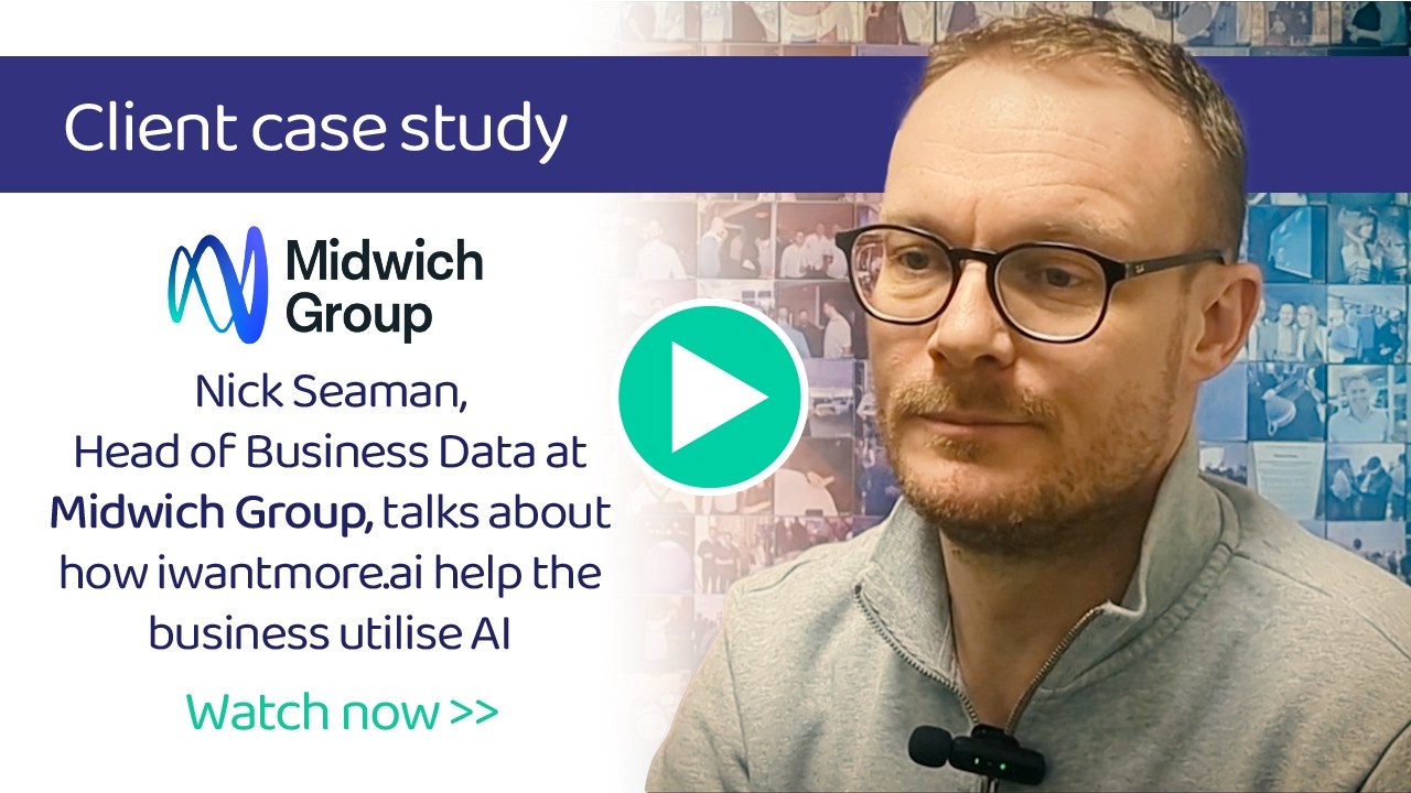 iwantmore.ai client testimonial - Midwich Group