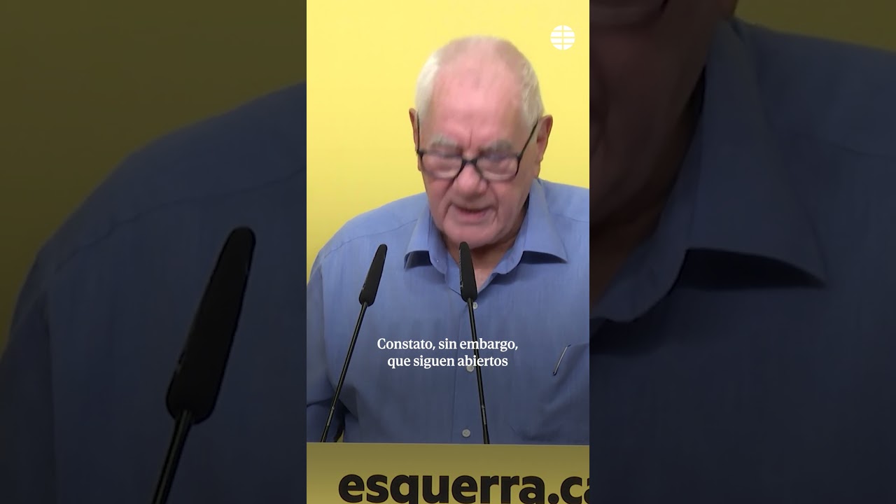 Ernest Maragall rompe el carné de ERC por la polémica de los carteles del Alzheimer #Maragall #ERC