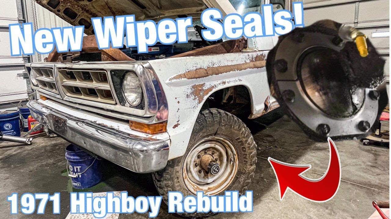 1971 Highboy Dana 44 Wiper Seal Replacement & Transfer Case Fix